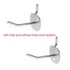 5Pcs Metal Home Holder Hang Fits Panel Storage Racks Goods Shelf Display Hooks Retail Shop Peg