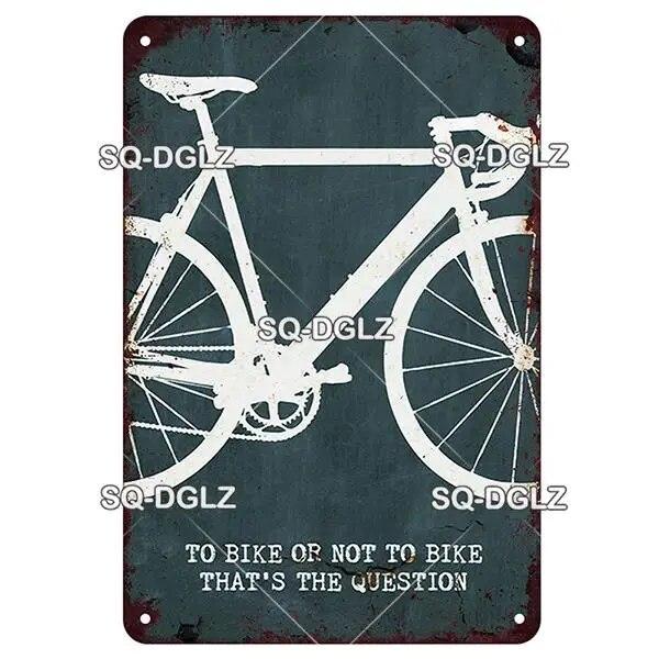 [SQ-DGLZ] Винтаж Ретро Ride Bike Life Оловянная вывеска Металлическая вывеска Магазинная тарелка Домашний бар Наклейка на стену Украшение Табличка Плакат Декор Подарок