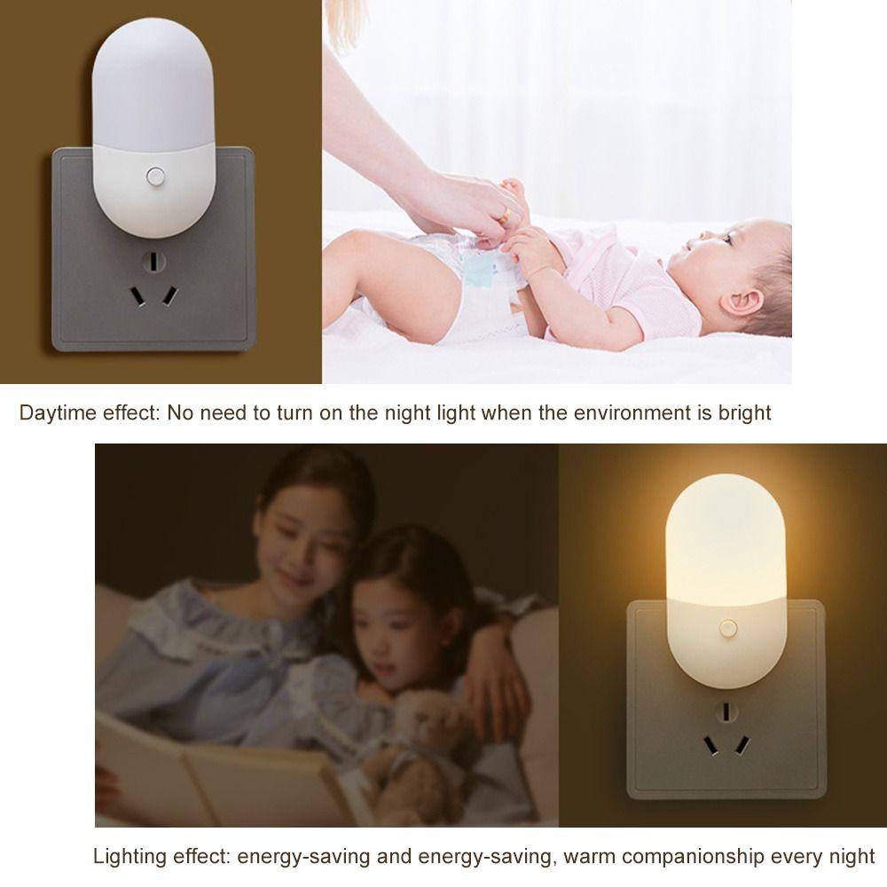 Eye Protection Bedroom Light Hallway Socket Lamp Plug In Energy Saving Led Night Light Kids Light