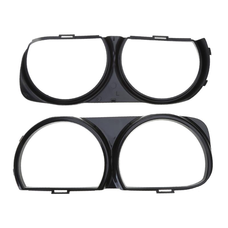 Upgraded Headlights Frame Replacement Front Lamp Headlight Bezel Set Easy Installation Suitable for -Challenger