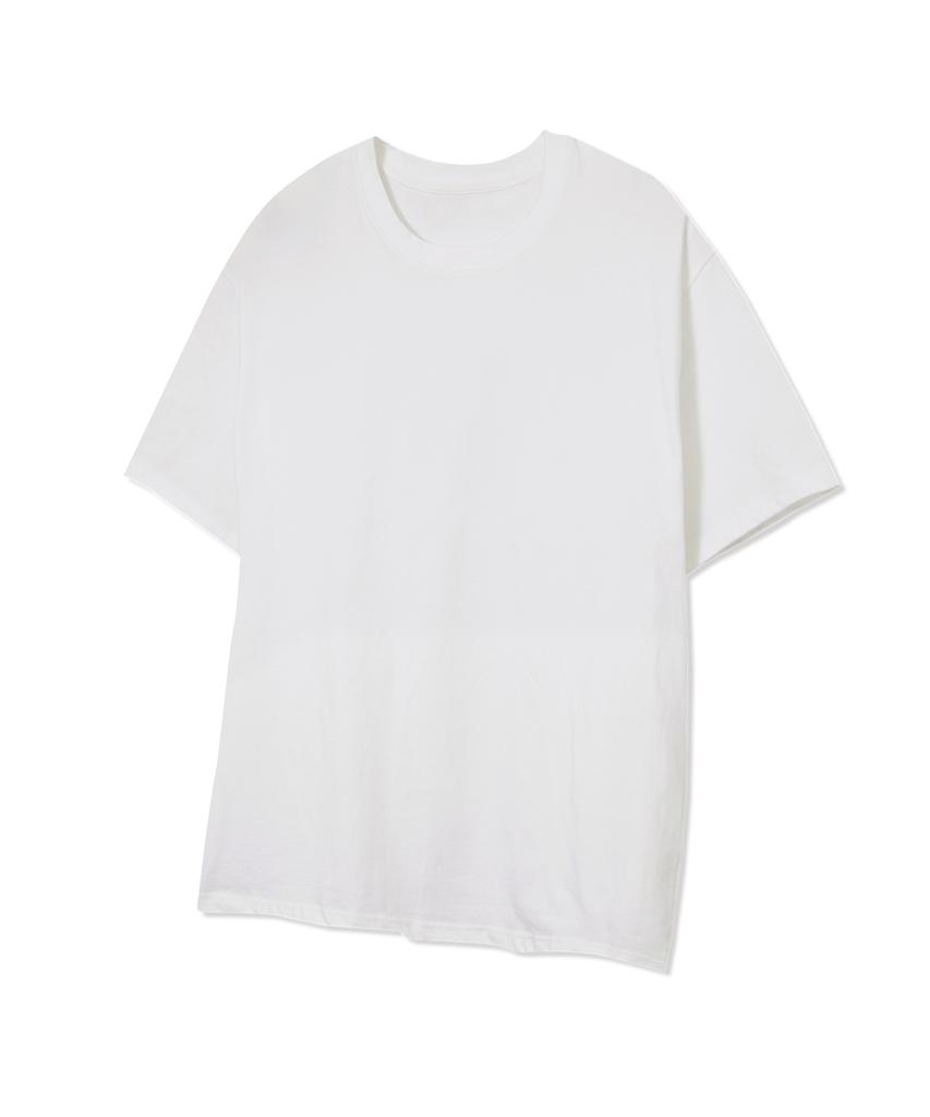 STANDARDERROR [2Pack][Solid] Basic Cotton Crew Neck Short Sleeve T-Shirt Package (10 Colors) (C Type)