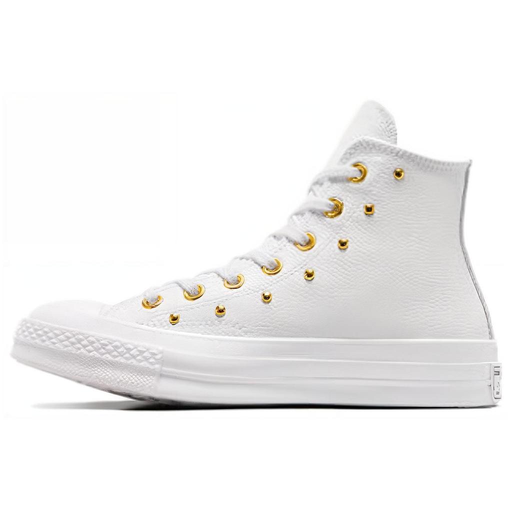 Converse Chuck 70 Шнуровка Удобные Универсальные Высокие парусиновые кеды Женские кроссовки Белые A06808C