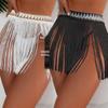 New Style Elastic Tassel Beach Cover-up Skirt
