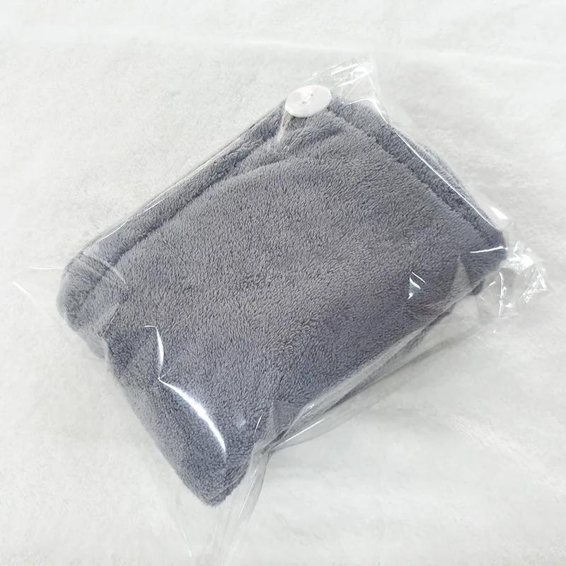 Полотенце-обертка для волос, быстросохнущее полотенце для волос, суперабсорбирующее полотенце из микрофибры кораллового бархата для сушки волос, быстросохнущее полотенце-тюрбан