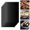 BAKING SHEET - OVEN MAT - BAKING CLOTH 5 Pcs Set Reusable Barbecue Grill Mat Pad Plate Hot Plate Portable