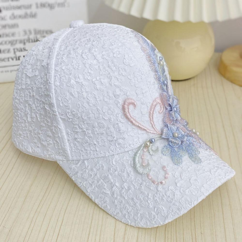 Lace Baseball Cap Mesh Sunscreen Hat Fashion Duck Tongue Hat Spring and Summer