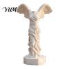 Artistic Shelf Decoration Goddess of Victory Figurine, 3D Printed Greek Winged Minimalist PLA Figurine Statue, Sculpture for Home Office Desk