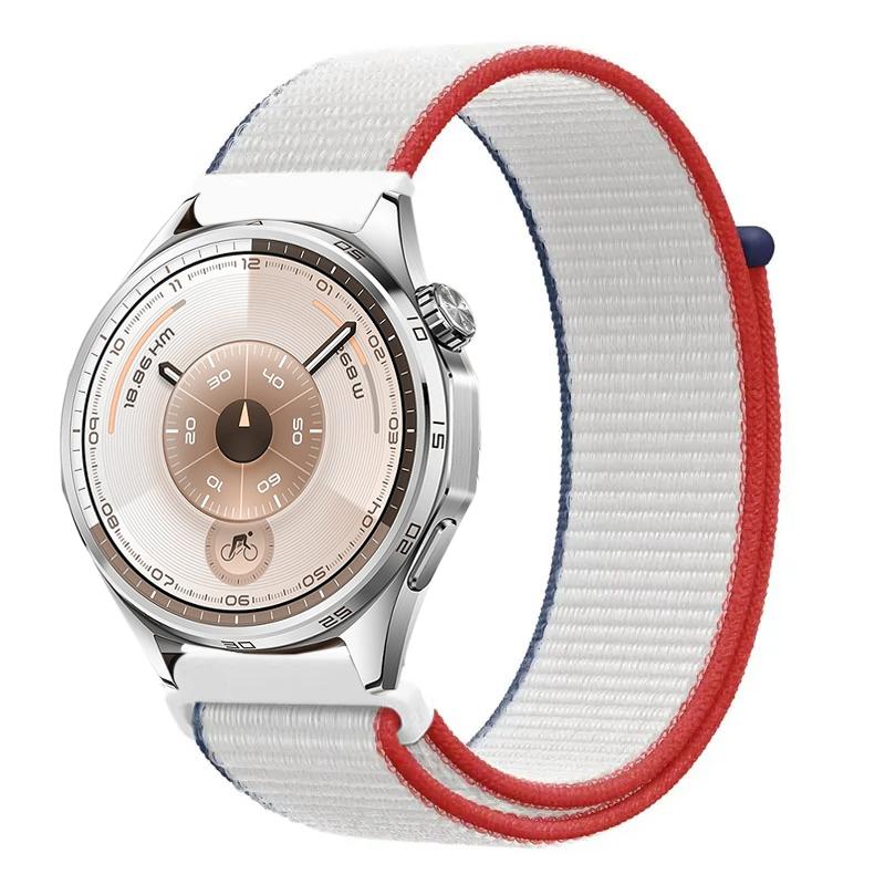 22 мм 20 мм Нейлоновый ремешок для Huawei Watch 5 4 GT6 GT6 Pro GT5-4-3 46 мм Браслет в стиле флага Amazfit Bip 6 Active 2 Balance 2 Correa