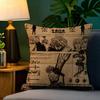 Cartoon Comic VVinland SagaPC  Pillow Case Natural Linen Pillow Case DoubleSided Decor Sofa Pillowcase Home Decor