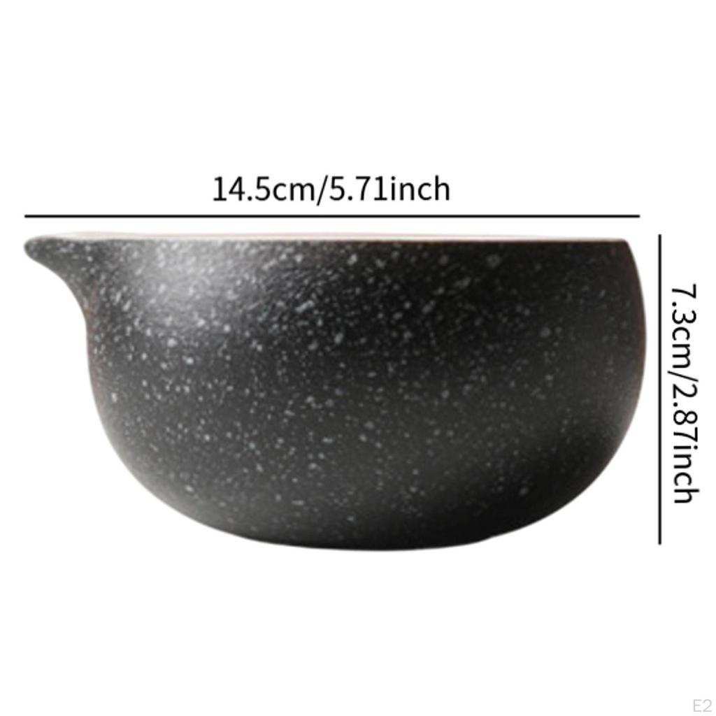 Керамическая чаша для матча с носиком для смешивания чая для домашнего офиса