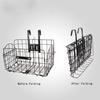 Storage Container Foldable Design Save Space Safe Mountain Bike Folding Bicycle Basket for Bike