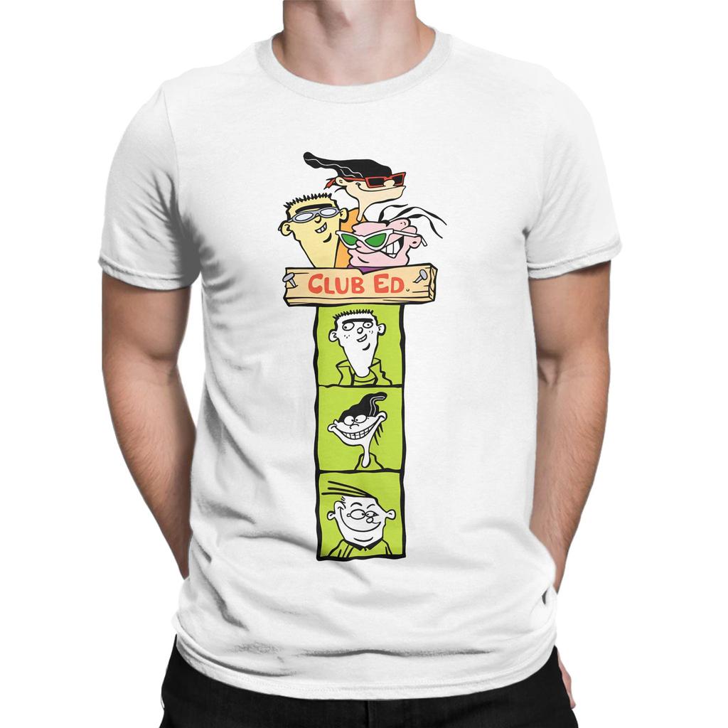 Unisex Tshirts Ededd N Eddy Cartoon Retro Funny Tower Funny 100 Cotton Tee Shirt Short Sleeve T Shirts Crew Neck Clothes New