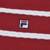Fila Наследие Простой Классический Модный Трендовый Удобный Повседневный Полосатый Универсальный Свободный Вязаный Свитер Женский свитер Ритм-Красный F11W618406FPK