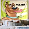Custom Name Tapestry Scooby dog Tapestry, Unique Design Tapestry, Suitable for Bedroom,Livingroom, Playroom,Heartwarming Fan Holiday Gifts
