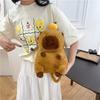 Cute Soft Plush Capybara Backpack Girl Fashionable Crossbody Bag for Women Kawaii Shoulder Bag for Children Gifts for Girlfriend