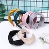 Women's Fashion Headband Fried Dough Twists Hair Band Sweet Knot Cross Tie Cloth Headband Hair Band