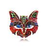 Women Men Cat Mask Enamel Painting Brooch Drip Oil Badges Accessories