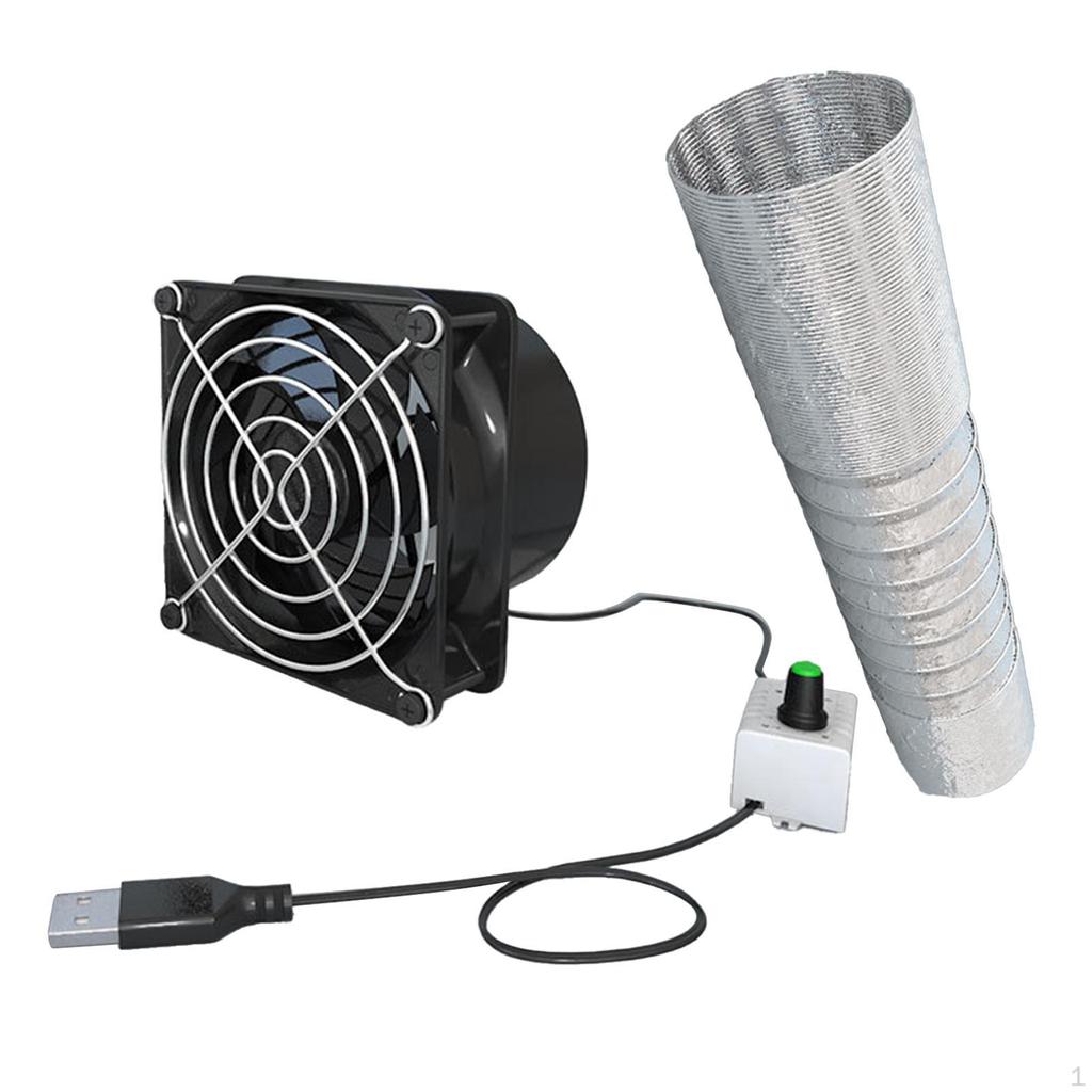 Energy-Efficient Ventilation Fan for Camping and Outdoor Use
