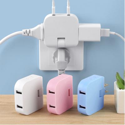 Настенная вилка-удлинитель с плоской вилкой, розетка переменного тока с 2 USB, дорожная бытовая розетка, вращающаяся вилка на 180 градусов