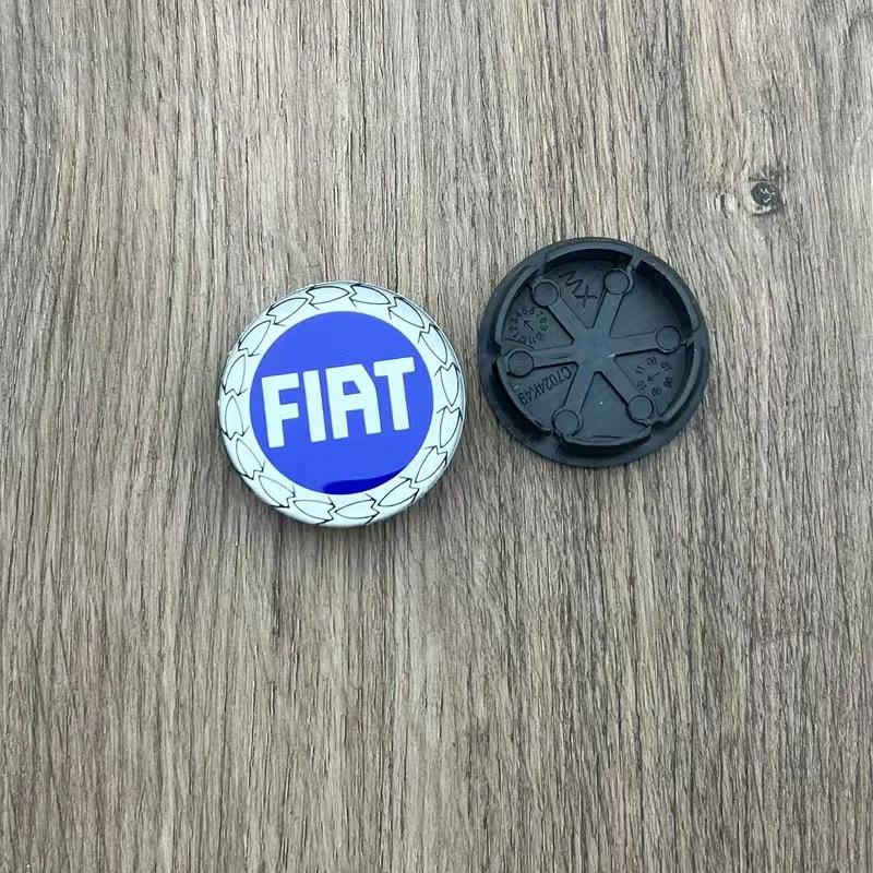 4pcs 50mm  Abarth 500 Wheel Center Hub Caps Car Rims Dust Proof Cover Emblem Badge for Fiat Palio Stilo Bravo  Perla Puntosiena