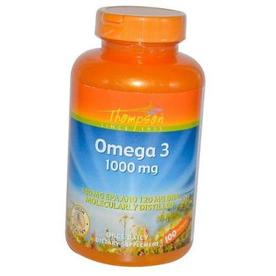 Жирные кислоты, Омега 3, Omega 3, 100гелкапс (67412002)