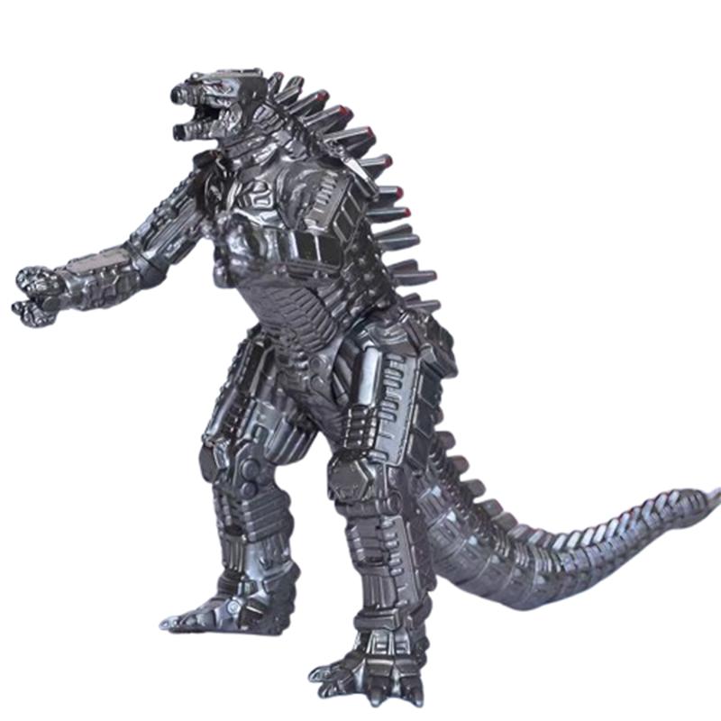 Action Figure King of The Monster Mechagodzilla Soft Rubber Toy 7 Inches Movable Joints Dinosaur Boy Toys For Kids Gift