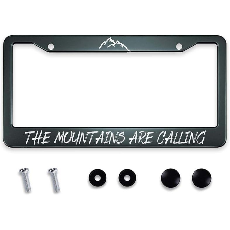Smooffly Personalise Tennessee State Flag License Plate Frames Flag Universal Aluminum Accessories Cars Decor With 2 Holes And Screws Fits Standard
