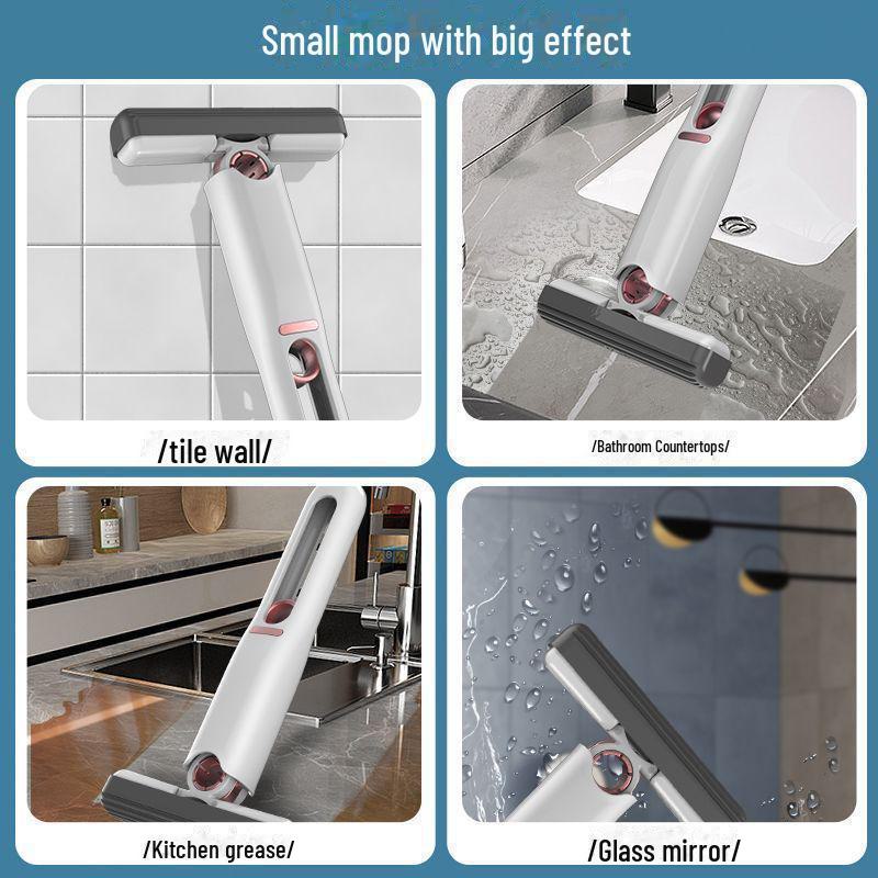Портативная настольная швабра - губка для чистки кухонных, автомобильных и бытовых поверхностей без использования рук