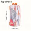 Best-Selling Geometry Tool Set with Storage Box - Comprehensive Math Measuring Kit, Includes Protractor, Compasses, Ruler, Angle Finder,