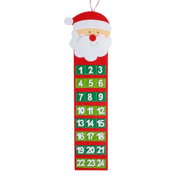 Supply Christmas Calendar Snowmen Hanging Lobby Family Party Santa Claus Christmas Decor