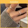 Geometric Design Elegant Copper Ring For Women Trendy Minimalist Adjustable Fashion Statement