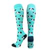 HYSAIXIA Compression Socks Funny Pattern Animals Sheep Monkey Music Cat Men Women Pressure Stockings Knee High Run Sport Socks