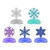 Blue Snowflake Birthday Party Decoration Snowflake Flag Rain Curtain Balloon Birthday Set Birthday Party Supplies