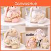 Wear Skirt Flower Rabbit Plush Toy Cute Animal Stuffed Doll Kids Gift Birthday