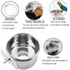 Steel Anti-gnawing Pet Activity Food Box Bird Food Cup Food Water Feeding Pet Feeder Bird Feeder
