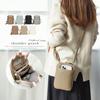 Smartphone shoulder smartphone shoulder wallet wallet shoulder long coin card accessory simple [Gisele] bag, pouch, ladies' bag, pochette, bag,