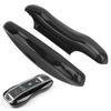 Защитный чехол-брелок для ключа автомобиля Fit for Porsche Cayenne/Panamera/CaymanЧерный