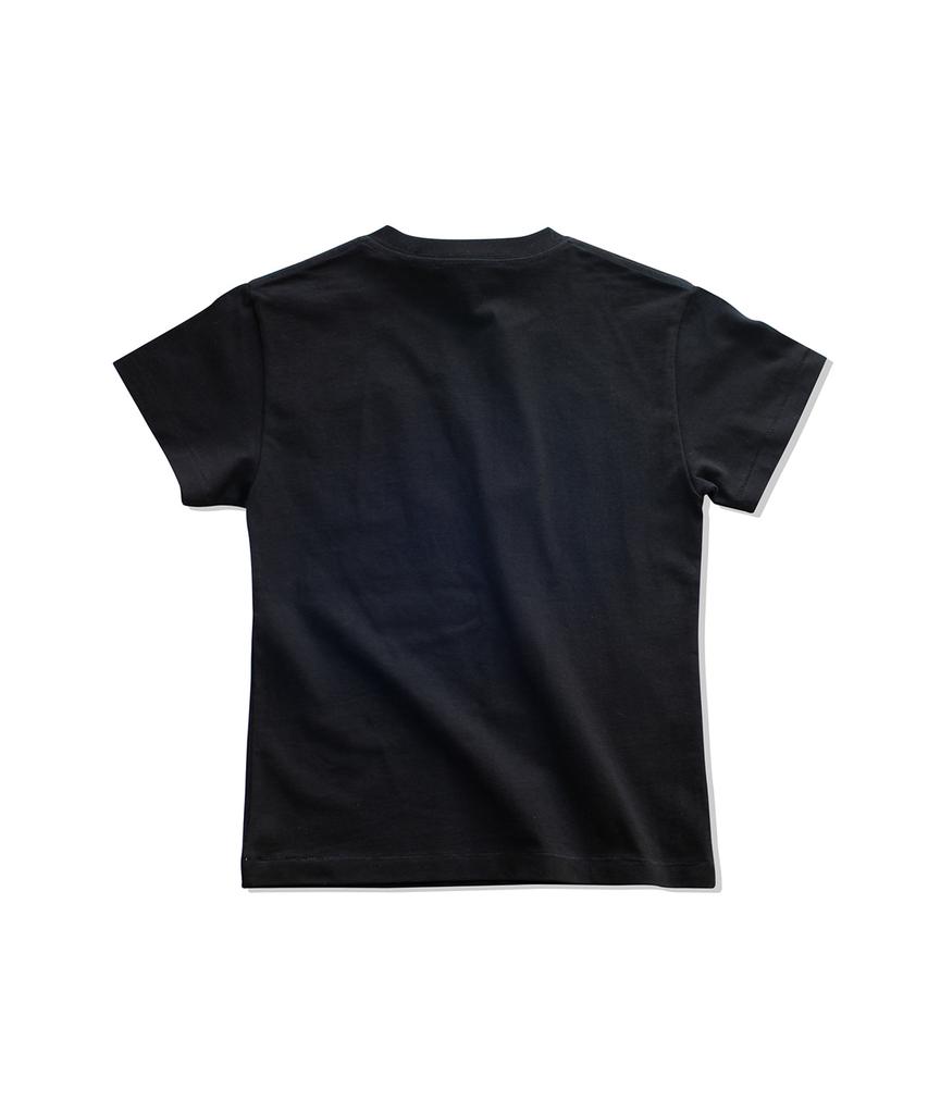 MAINBOOTH [Kiss] Women'S Vintage Rib T-Shirt (Black)