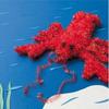 Pelote CREATIVE BUBBLE - Rico Design - Rouge - 100% polyester - 50g - Crochet n°4