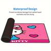 Hello Kitty, Hearts Themed XXL Mouse Pad - Non-slip Rubber Desk Mat for Gaming and Office Use, Multi-Function Keyboard and Mouse Pad, Ideal