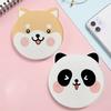 1PC Diatom Mud Coaster Anti Slip Circular Cup Mat Table Decor Quick Drying Hard Pad Heat-insulating Absorbing Mat Cartoon 10cm