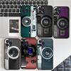 Ретро Винтажный Чехол-Телефон Камера Для iPhone 17 16 15 14 11 12 13 Mini Pro XS Max Plus Funda Shell