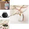 Cute Unisex Mini Bowknot Round Purse For Kids Made From Soft Pu Material