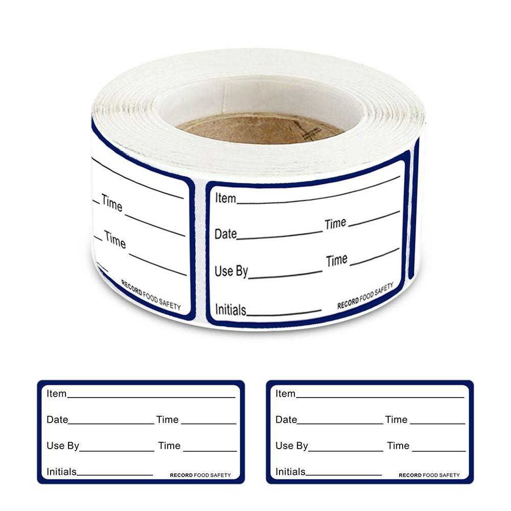 Food Freezer Self Adhesive Food Stickers Food Storage Label Kitchen Sticker Date Content Label