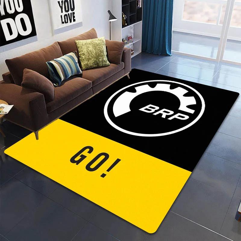 2026 Can-AM motorcycle logo printed carpet Living room bedroom non -slip carpet Yoga mat Outdoor carpet kawaii rug birthday gift