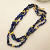 Retro Lapis Lazuli Beaded Women's Choker Necklace