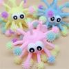 Glowing Anti Stress Decompression Hedgehog Glow Flash Ball Ball Kids Toy Squeeze Balls Fidget Toys