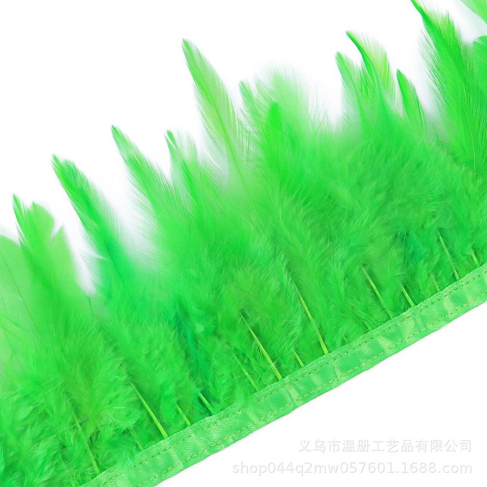 4-6 Острый край ткани для волос Аксессуары для одежды Материал для DIY Многоцветный на выбор Кружево из куриных перьев Отделка края платья-юбки