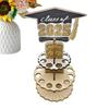 Cash Holder Class Of 2025 Graduation Cash Holder With 20 Holes Double Layer Wooden Graduates Party Supplies For Congrats Grad