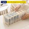 N$ 11/7/6 Girds Lingerie Drawer Style Storage Box Home Mesh Sock Organizer Box Wardrobe Dormitory Storage Bag